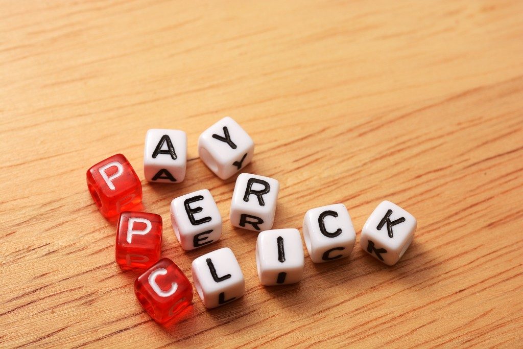Pay per click words