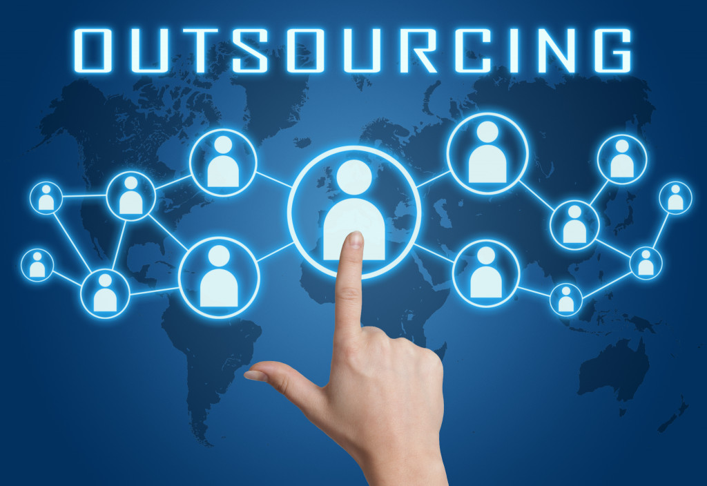 Outsourcing concept 