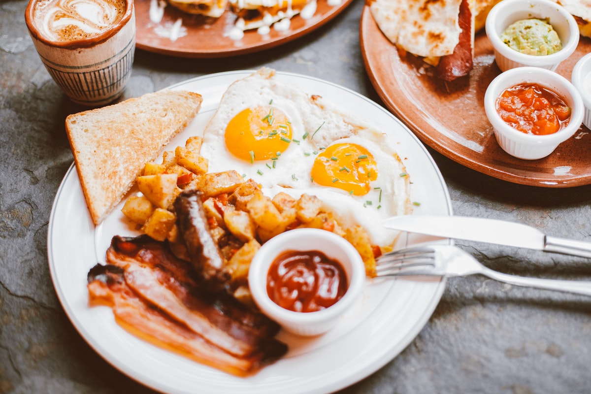 breakfast plate